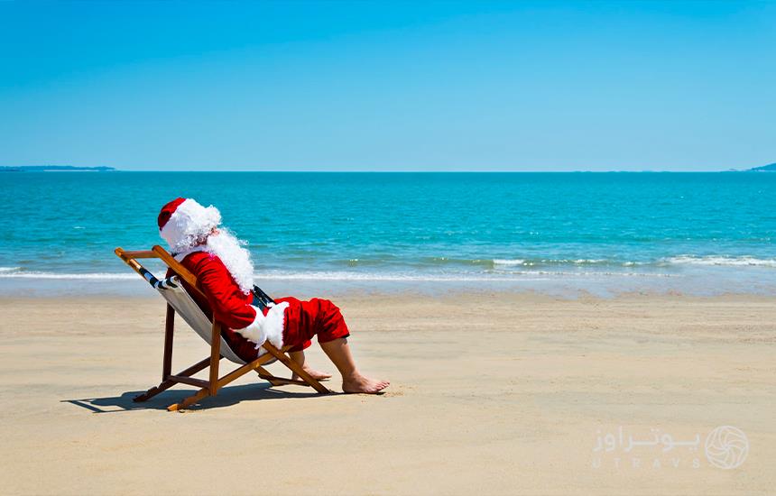 Santa's summer vacation in Australia